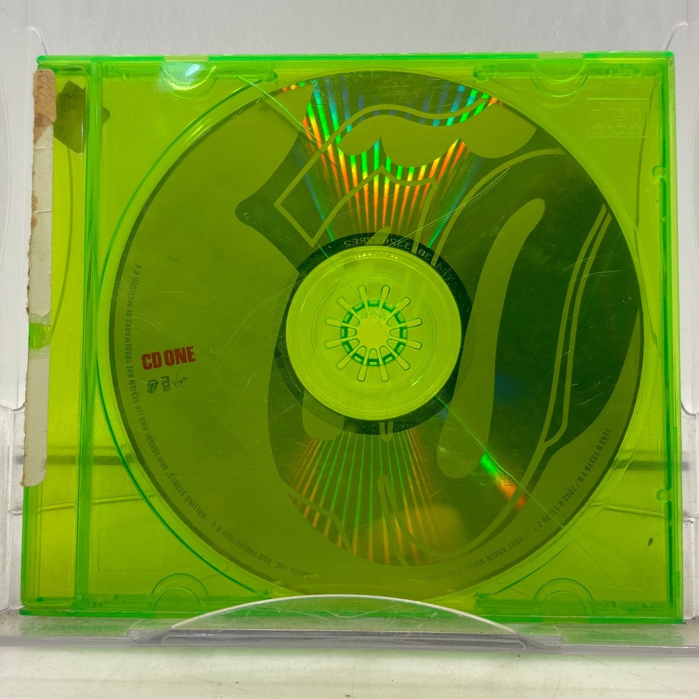 The Rolling Stones Forty Licks CD One Neon Green Case 2002 ABKCO 724381337820